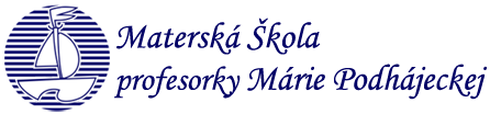 MŠ Márie Podhájeckej Logo